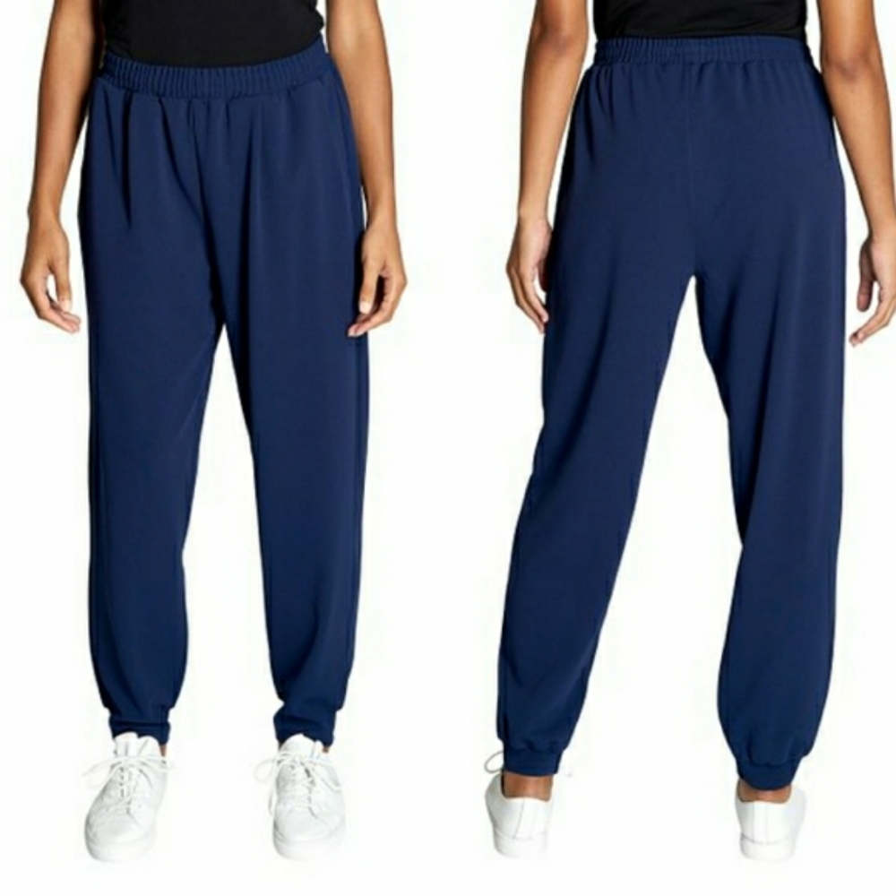 DUBGEE by Whoopi Women's Crepe Ankle Joggers
